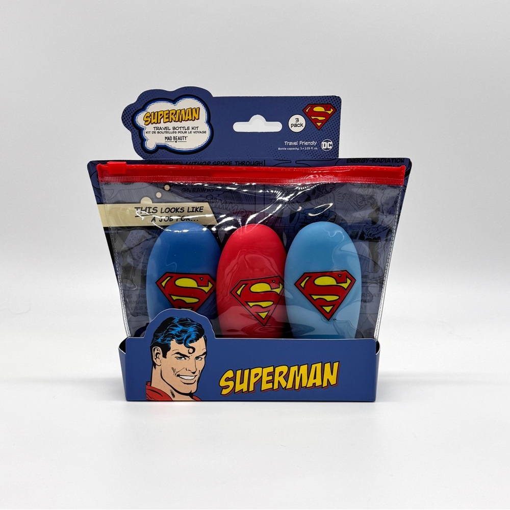 Superman Travel Kit with Iconic Super logos